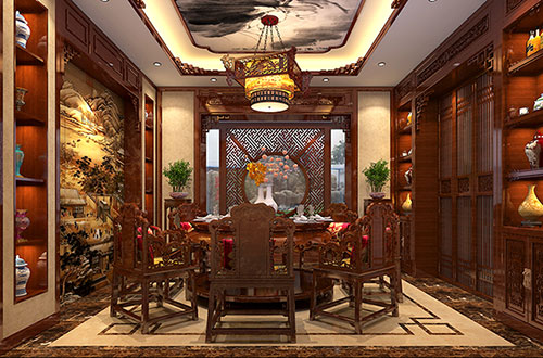 商丘温馨雅致的古典中式家庭装修设计效果图